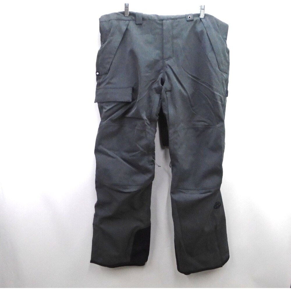 686 Hot Lap Insulated Bib Overalls Pant Infidry Snow Men’s S Gray Insulated Ski